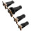 12Pièces Diffuseur Parfum Auto Clip Métallique Noir Décor Intérieur 10