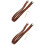 2Ensembles Supports Rideaux Marron En Cuir PU Élégants Résistants 6