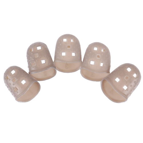 50 Pcs Silicone Guitar Fingertip Guards Protection