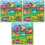 3 Sets Wooden Peg Puzzles Educational Learning Toys for Kids 3