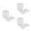 30 Pcs Crystal Mud Mixing Bowls Multi Use Plastic With 10 Spoons 11