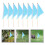 16 Pcs Lawn Marking Flags Pennant Dedicated Polyester 4