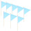 16 Pcs Lawn Marking Flags Pennant Dedicated Polyester 3