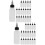 40Pcs White 2Oz Empty Squeeze Bottles with Lid for Storage 6