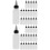 40Pcs White 2Oz Empty Squeeze Bottles with Lid for Storage 4