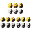 18 Pcs Tennis Racket Dampener Vibration Tool 4