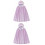 2 Stuks Kinder Mummenspeeltuin Cosplay Mantel Accessoires 4
