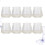 8St Verticale Gestreepte Puddingflessen 150 Ml Met 10