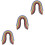 3pcs Diy Quilling Strips Paper Quilling Manual Material Set 3