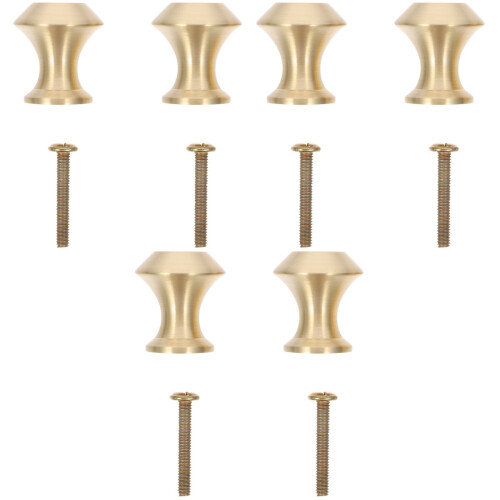 6Pièces Boutons Dorés Pour Armoire, Design Élégant Durable 2