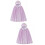 2 Stuks Kinder Mummenspeeltuin Cosplay Mantel Accessoires 6