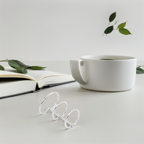 12 Pcs 3-Ring Metal Binder Rings For Notebook 1