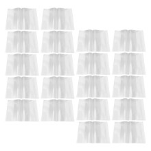 20Pcs Transparent Waterproof Book Covers Plastic Book Sleeve Protector