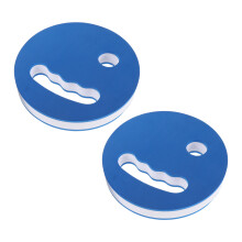 2Pairs Eva Water Exercise Discs Dark Blue Swim Hand Paddles Training