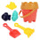 3 Sets Beach Bucket Outdoor Bunker Child Plastic 1