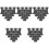 5 Pcs Yarn Bobbin Spools Sewing Threads Bobbins Embroidery Weaving 3