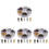 4 Boxes Ribbon Clasp Connector Sturdy Alloy Buckle For Diy 4