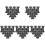 5 Pcs Yarn Bobbin Spools Sewing Threads Bobbins Embroidery Weaving 2