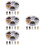 4 Boxes Ribbon Clasp Connector Sturdy Alloy Buckle For Diy 9