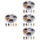 4 Boxes Ribbon Clasp Connector Sturdy Alloy Buckle For Diy 8