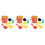 3 Sets Beach Bucket Outdoor Bunker Child Plastic 4