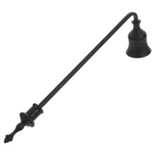 2Pcs Vintage Style Black Candle Snuffer Metal Tool for Candle Lovers