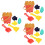 3 Sets Beach Bucket Outdoor Bunker Child Plastic 6