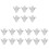 18Pcs Handmade Crane Shape Ceramic Chopsticks Fork Spoon Holder Rack 2