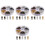 4 Boxes Ribbon Clasp Connector Sturdy Alloy Buckle For Diy 5