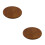 2Pcs Round Stool Seat Cover Smooth Wood Replacement Surface 5