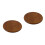 2Pcs Round Stool Seat Cover Smooth Wood Replacement Surface 8