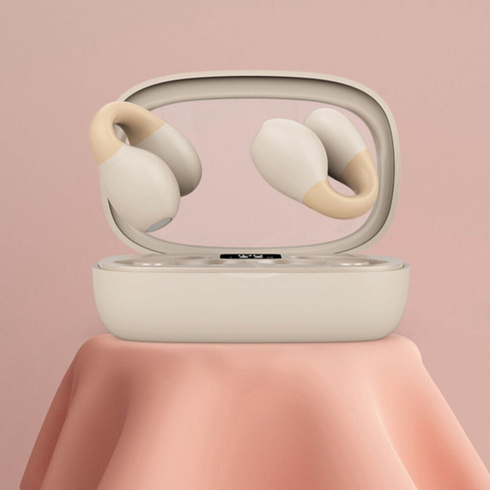 Quinlirra True Wireless Bluetooth Earphones, Ear Clip Type, Non-In-Ear, Long-Lasting Comfort, Hd Sound, Office Supplies Clearance 9048212092100