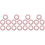 Fingernail Accessory Adhesive Pink Guitar Players 20 Rolls 4