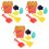 3 Sets Beach Bucket Outdoor Bunker Child Plastic 3