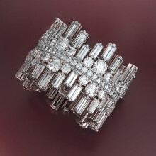 Yubnlvae Ring Onregelmatige Micro Ingelegde Volledige Cirkels Zirkonia Ring Dames Sieraden Ring Valentijnsring voor Haar