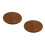 2Pcs Round Stool Seat Cover Smooth Wood Replacement Surface 4