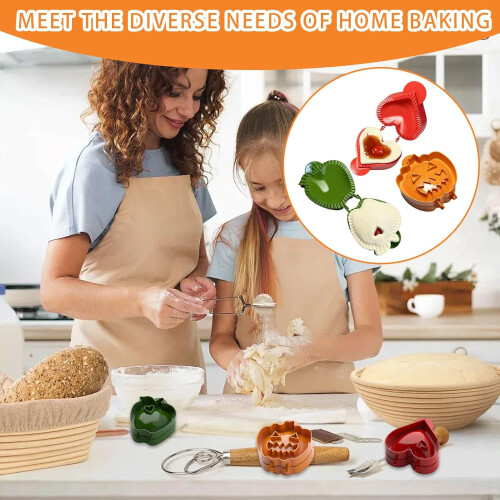 Hand Pie Molds Non Stick Easy Release for Baking Meat, Egg, Pastry, Holiday Kitchen Use 1