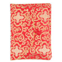 3Pcs A4 Pocket Organizer Chinese Silk Embroidery Envelope With Knot