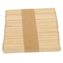 1000Pcs Light Brown Wooden Popsicle Sticks Multipurpose for Kids DIY
