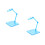 8 Pcs Action Figure Stand For Anime Models Dolls Tabletop Display Rack 8
