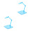 8 Pcs Action Figure Stand For Anime Models Dolls Tabletop Display Rack 5