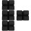 4 Pcs Bench Press Assistant Home Abdominal loss Exerciser Black 6