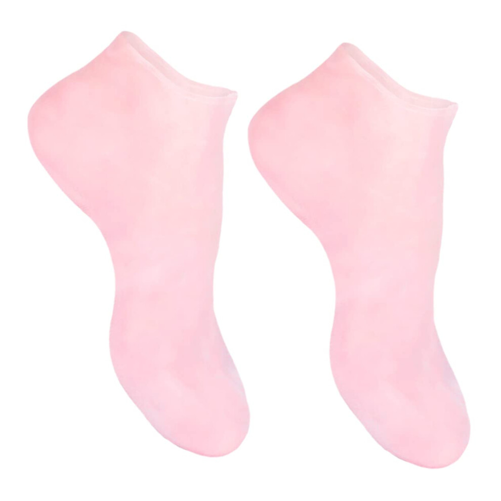 Moisturizing Gel Socks for Women Dry Cracked Feet Overnight Softening Foot Care Non Slip