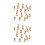 200 Pcs Mini Soldier Toy Playset Action Figures 9