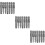 3 Sets 1/4 Inch Security Bit Assortment 9