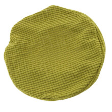 Capa acolchoada redonda para banqueta de bar, almofada redonda para assento de cadeira, para madeira, metal e grama verde.
