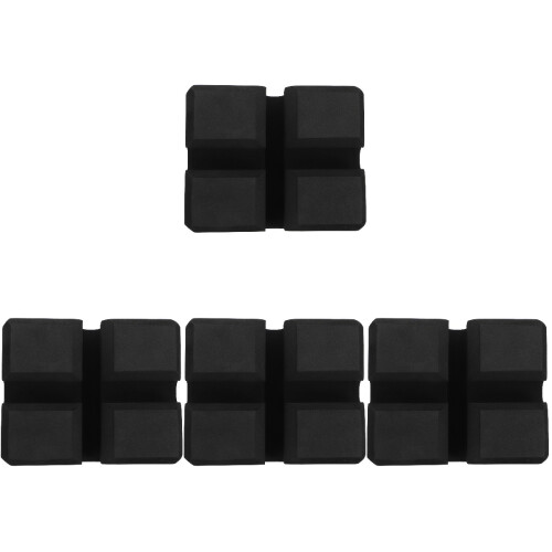 4 Pcs Bench Press Assistant Home Abdominal loss Exerciser Black 1