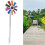 Moinho de vento decorativo de 71 cm (28 polegadas) com estaca de metal para jardim, quintal e pátio. Colorido. 1