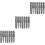 3 Sets 1/4 Inch Security Bit Assortment 5