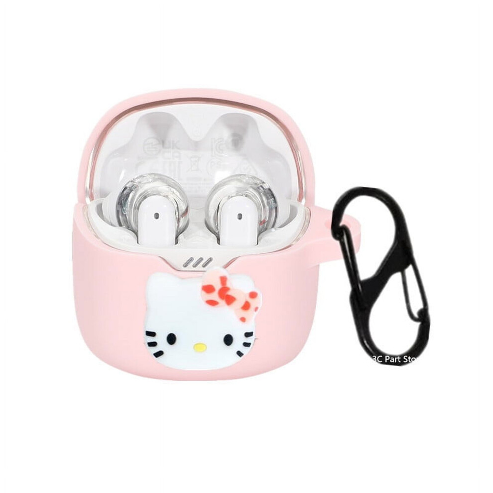 Sanrio Earphone Case Cover For Compatible With Jbl Tune Flex Silicone Wireless Bluetooth Earbuds Charging Box Protective Shell With Hook 9048212220640